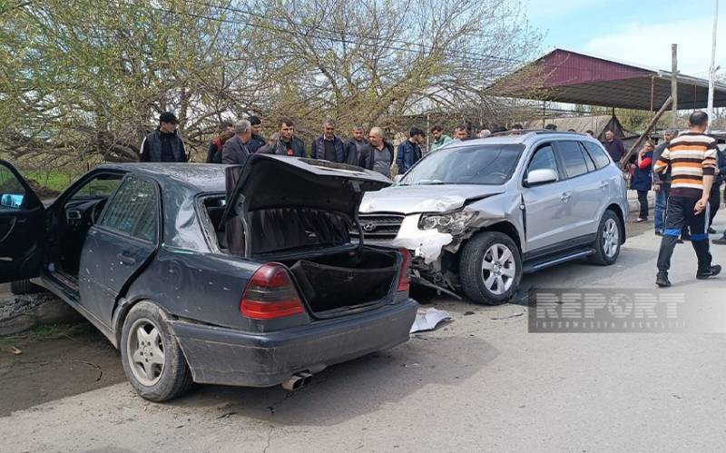  Tovuzda avtomobillər toqquşdu: Xəsarət alanlar var - FOTO  