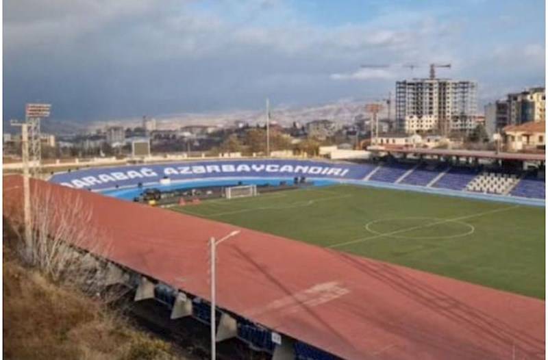  Xankəndi stadionu Azərbaycan kubokunun oyununa hazırdır - VİDEO 