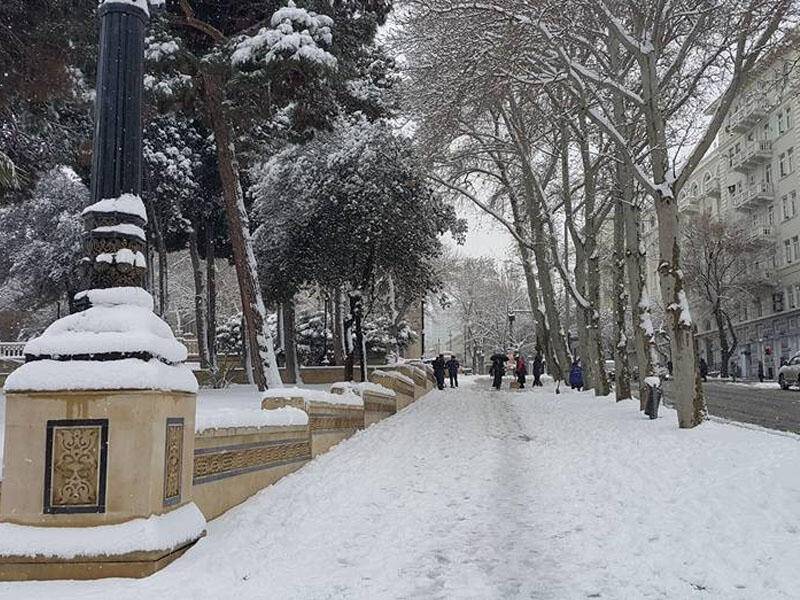  Bakıya yenə qar yağacaq - 1-3° şaxta 