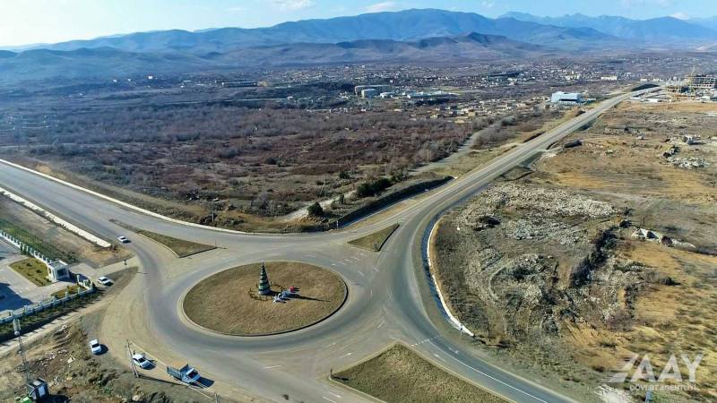  Füzuli-Hadrut avtomobil yolunun tikintisi yekunlaşır - FOTO 