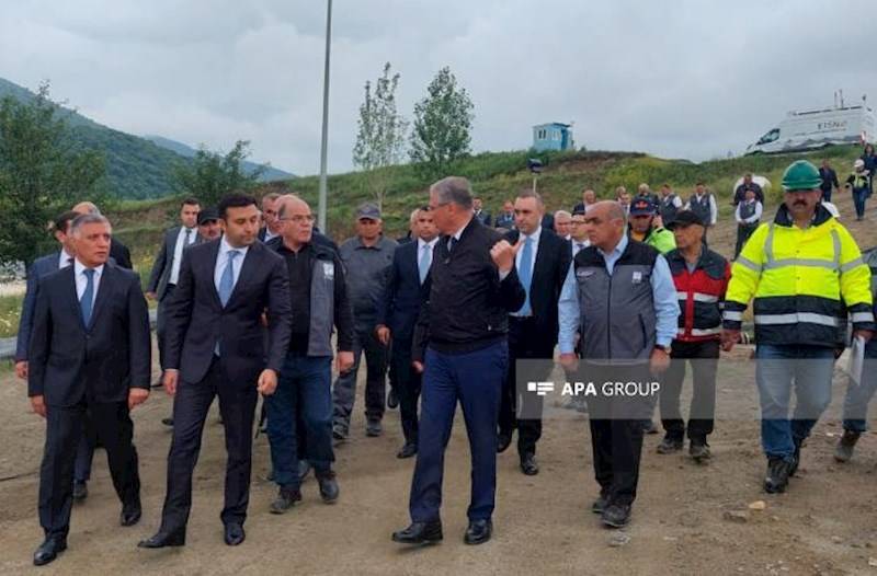  Dövlət Komissiyası Söyüdlüdəki süni gölə baxış keçirdi - FOTOLAR 