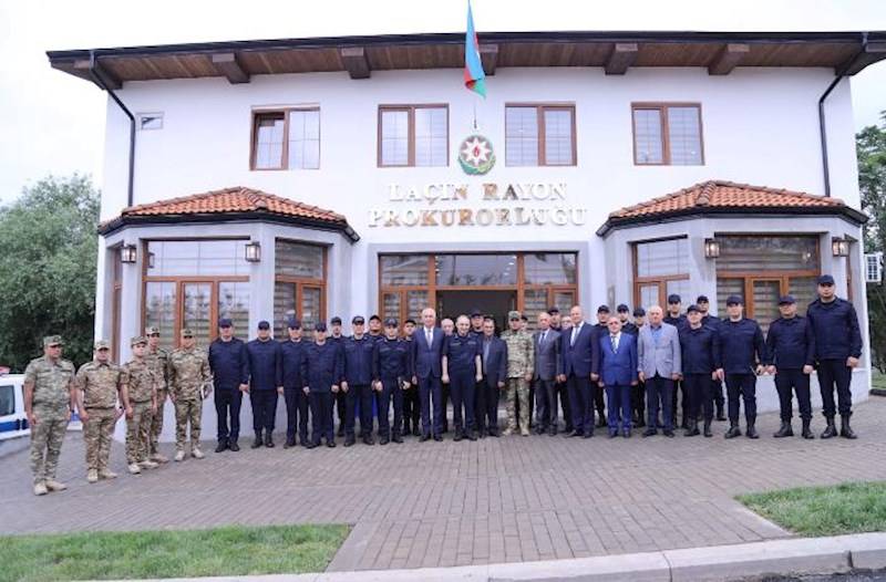  Laçında prokurorluğun inzibati binası istifadəyə verildi - FOTOLAR 