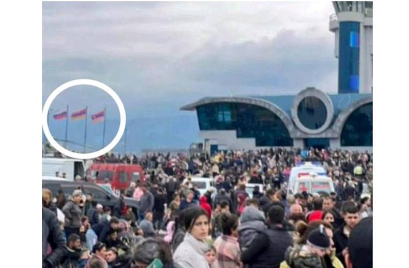  Xocalı aeroportu bizdə! Ermənistan bayrağı belə endirildi  