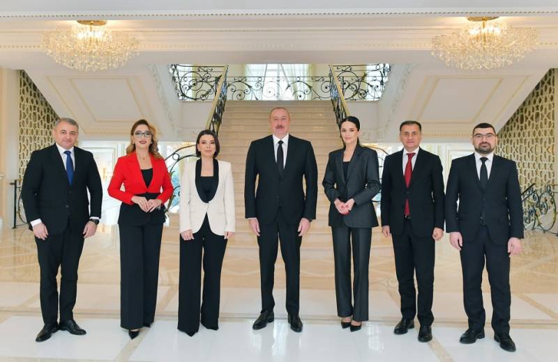  Prezident İlham Əliyev yerli televiziya kanallarına müsahibə verib - FOTO 