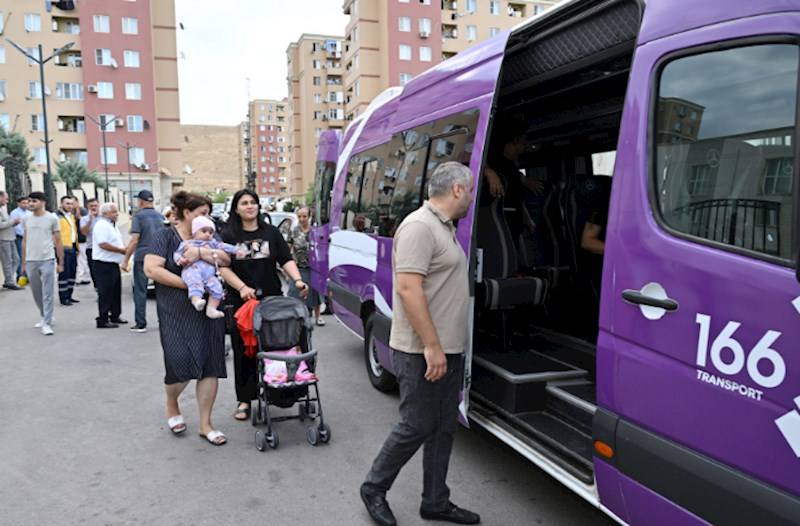  Laçına növbəti köç karvanı yola salındı  