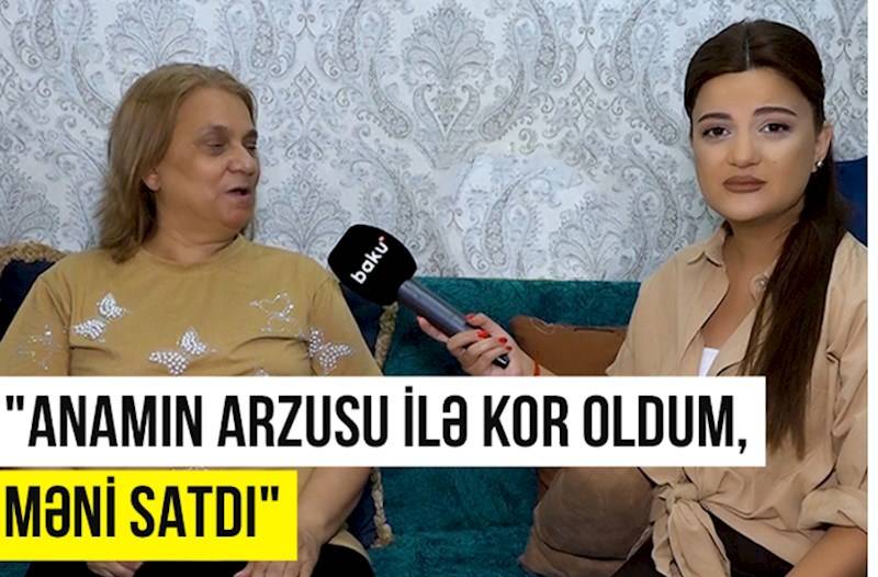  12 bacı-qardaşı ölən görmə məhdudiyyətli qadın - VİDEO 