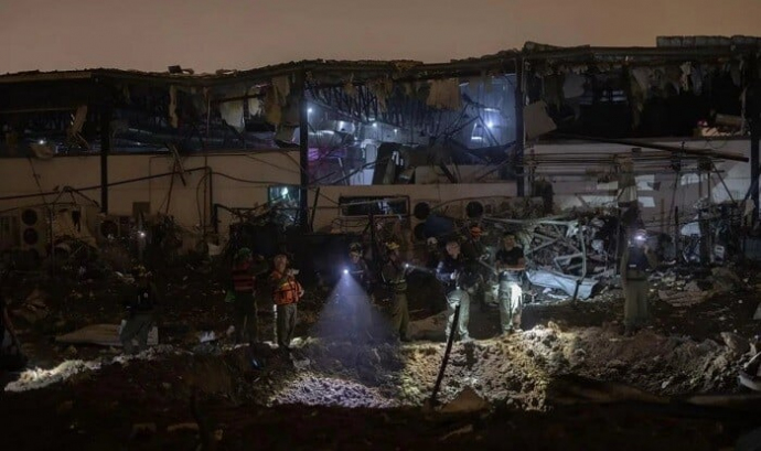  İran İsraildə dron zavodunu vurdu - Foto  