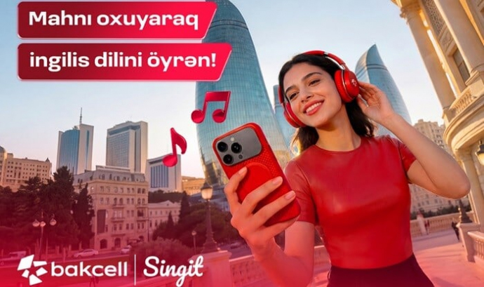  Bakcell ilə ingilis dilini “Singit” tətbiqində öyrən  