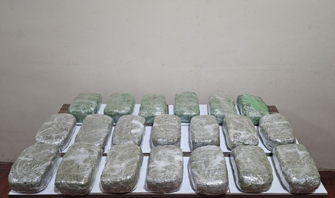  İranla sərhəddə 21 kq marixuana aşkarlandı  