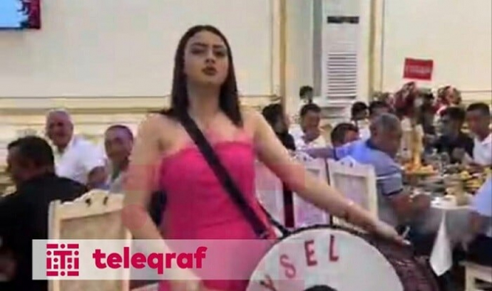  Toya gedən xanım davulçu qəzaya düşdü - Foto  