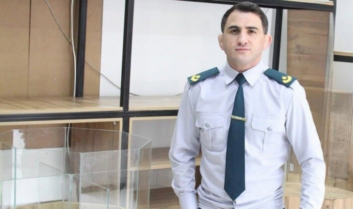  Hacı Əliyev mayor rütbəsi aldı  