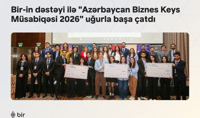  “Azərbaycan Biznes Keys Müsabiqəsi 2026” uğurla başa çatdı  