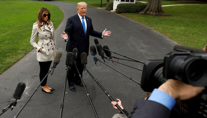  Melaniya məndən cəld reaksiya verdi - Tramp  