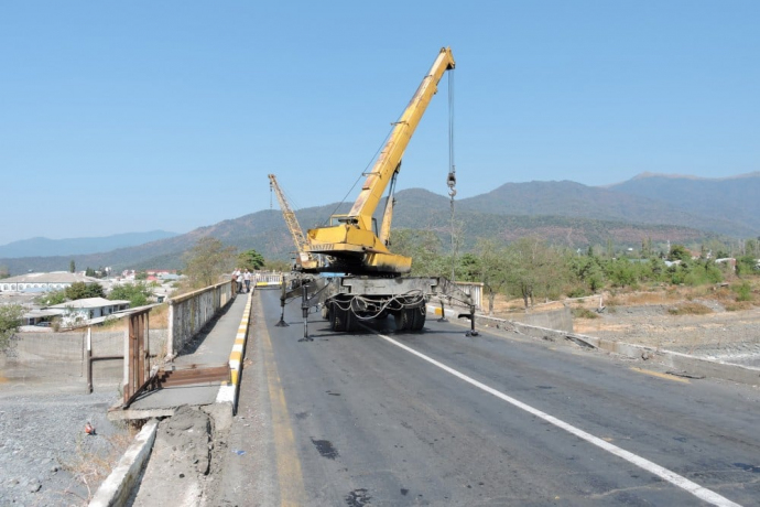 Bakıda dağılan körpü yenidən tikiləcək  