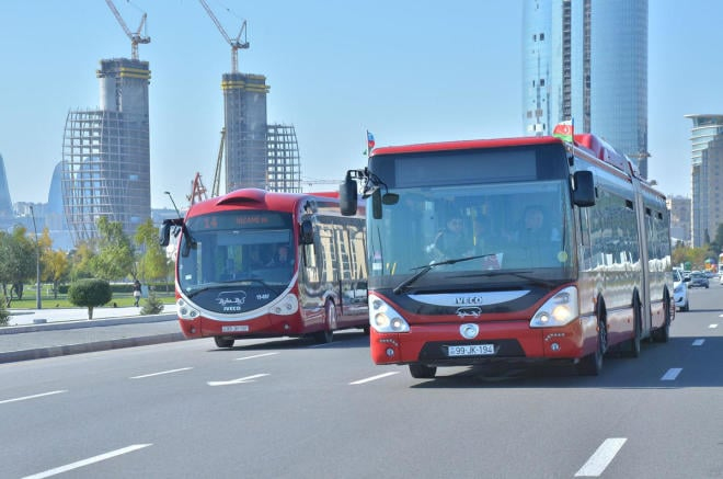  Bakıda 6 marşrutun hərəkəti sxemi dəyişdirilir  