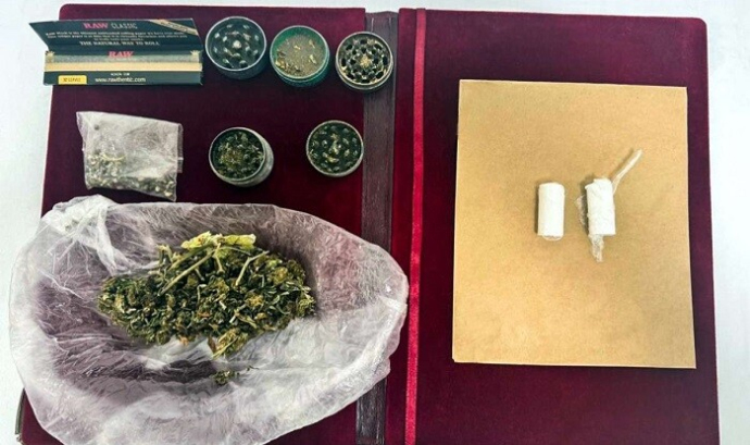  Bakıdan Tiflisə gedən sərnişindən kokain çıxdı - Foto  