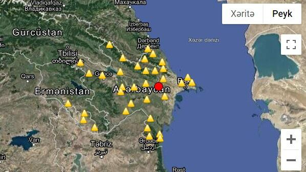  Şamaxıda zəlzələ oldu  