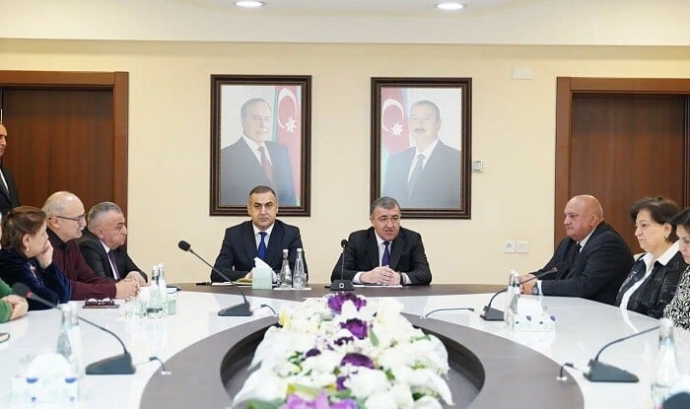  Xətai İH-də şəhid ailələri ilə görüş keçirildi - Foto  