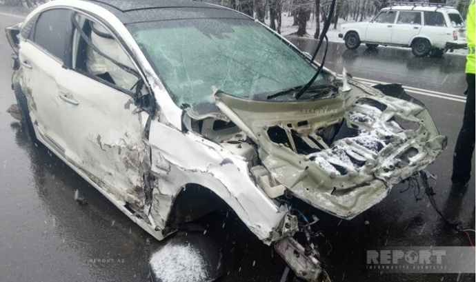  İsmayıllıda 3 maşın toqquşdu: ölənlər var - Foto  