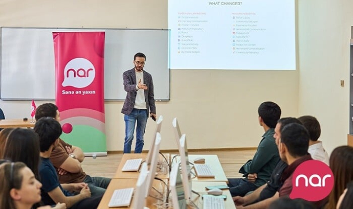  “Nar” tələbələr üçün marketinq və karyera təlimləri təşkil etdi  