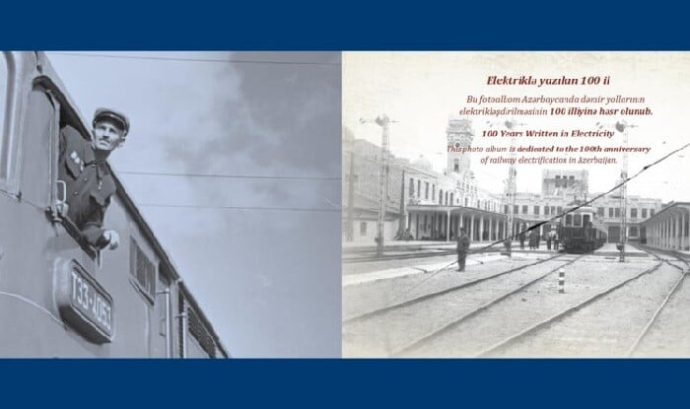  Dəmir yolunun 100 illiyinə həsr olunan - Fotoalbom  