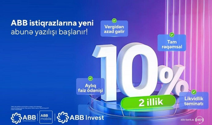  ABB istiqraz emissiyasının növbəti mərhələsinə start verir!  