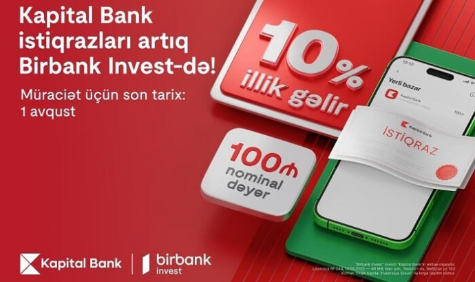  Kapital Bank istiqrazlarına abunə yazılışı başladı  