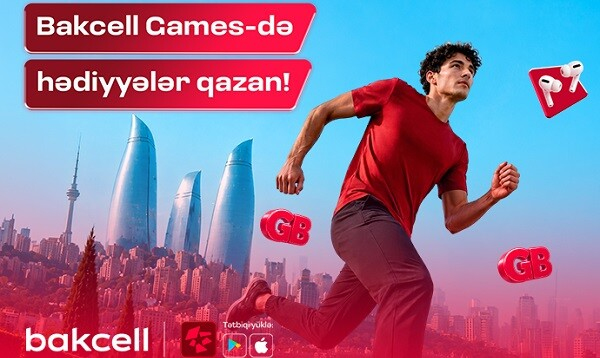  Bakcell tətbiqində AirPods və hər gün 1 GB internet qazan  