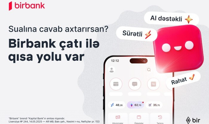  Birbank-la bütün suallara cavab almağın qısa yolu var  