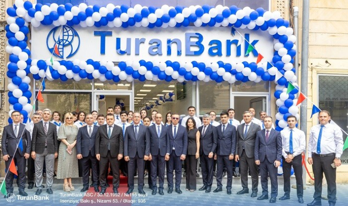  TuranBank-ın Gəncə filialı artıq yeni ünvanda  