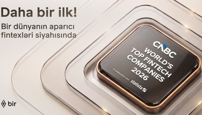  Bir “Dünyanın aparıcı fintexləri” sırasına daxil edilib  