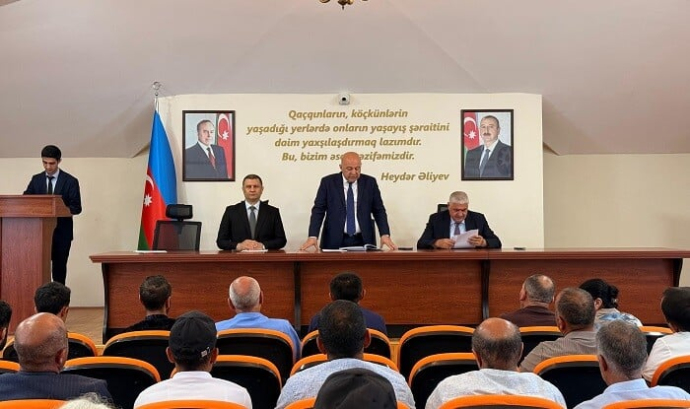  Ağdərə sakinləri mina təhlükəsi ilə bağlı maarifləndirildi  