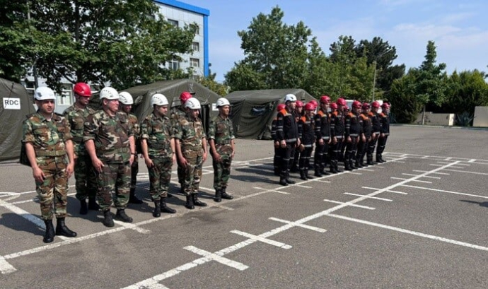  FHN Muğan regionunda taktiki-xüsusi təlim keçirdi - Video  