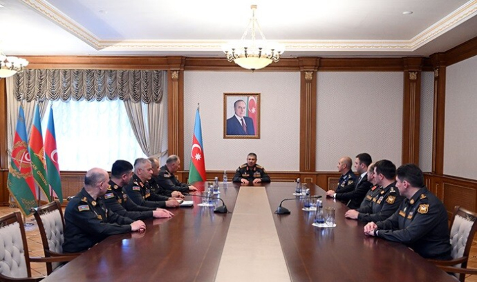  Həsənov yeni generallara rütbələrini təqdim etdi - Foto  