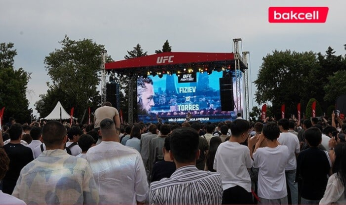  Bakcell ilə Bakıda unudulmaz UFC həyəcanı yaşandı  