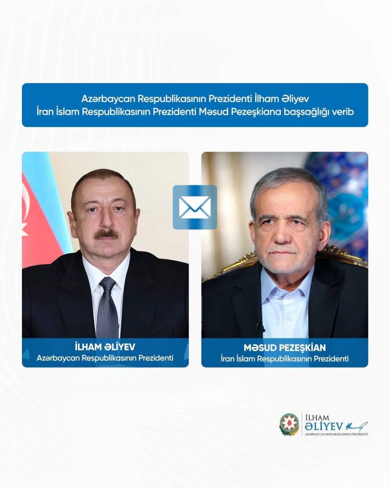  İlham Əliyev İran prezidentinə başsağlığı verib  