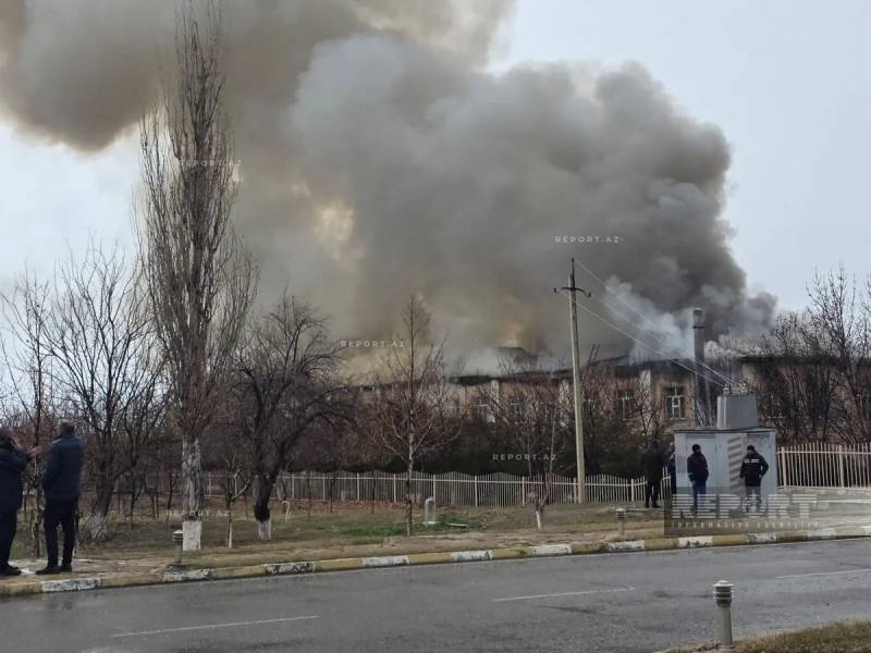 Naxçıvanda hərbi hissədə yanğın olub  