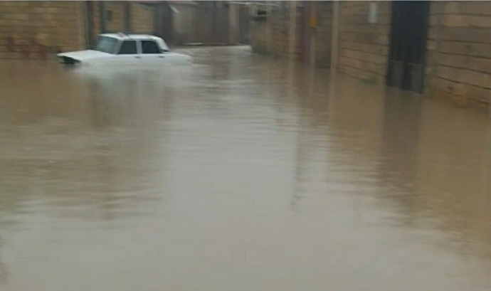  Sulutəpə su altında qaldı - Video  