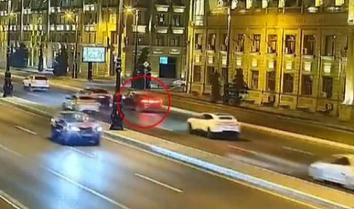  Bakıda baş verən qəzanın - Anbaan videosu  