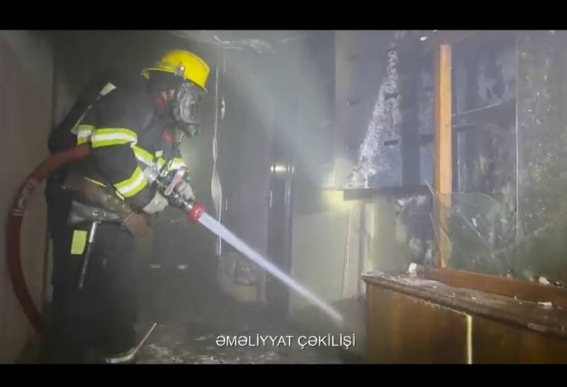  Sumqayıtda yataqxanada yanğın olub, 12 nəfər təxliyə edilib  