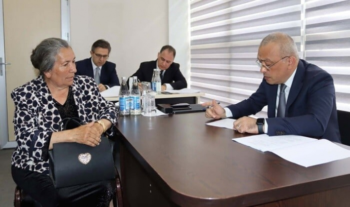  ADSEA sədri Naftalanda vətəndaşlarla görüşdü  