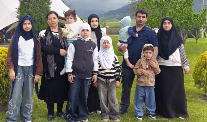  İllər sonra Xocalıya 10 övladı ilə birlikdə qayıtdı - Foto  