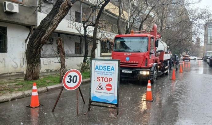  ADSEA güclü yağışla əlaqədar görülən işləri açıqladı  