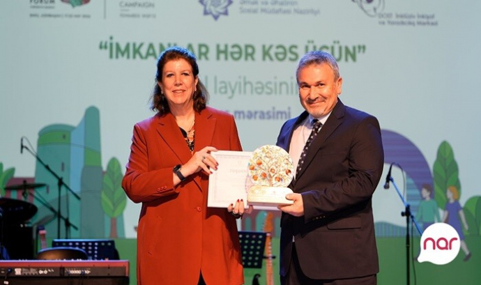  “Nar” bu layihənin bağlanış mərasimində iştirak etdi  
