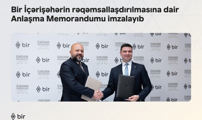  Bir İçərişəhərlə bağlı Anlaşma Memorandumu imzaladı  