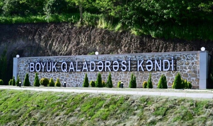  Şuşanın bu kəndində Bayraq meydanı yaradıldı  