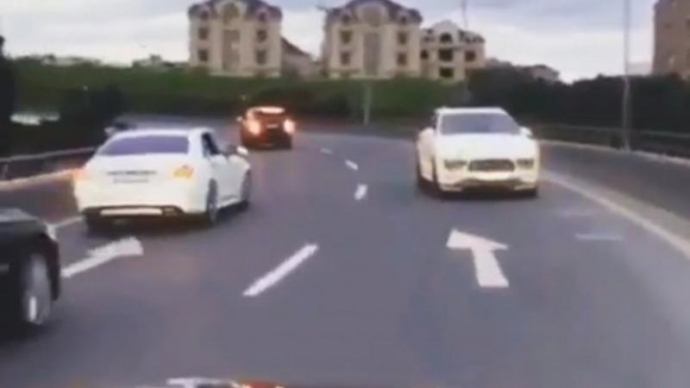  “Şevrolet”lə avtoşluq edən sürücü həbs olundu - Video  