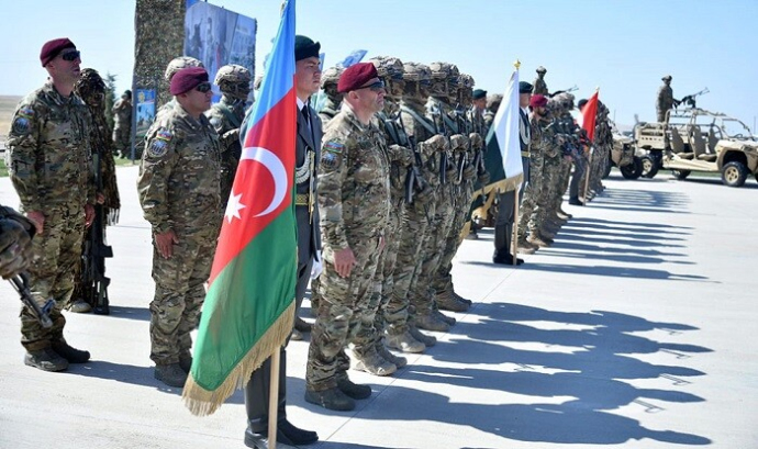  Xüsusi təyinatlılarımız Özbəkistanda təlimdə - Foto  