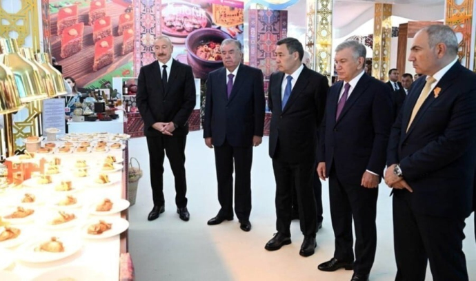  Liderlərin qəbulunda Azərbaycan musiqisi... - Video  