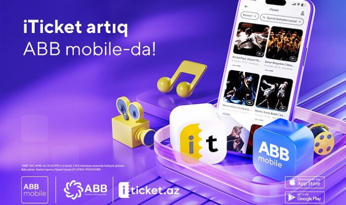  iTicket artıq ABB mobile-da!  